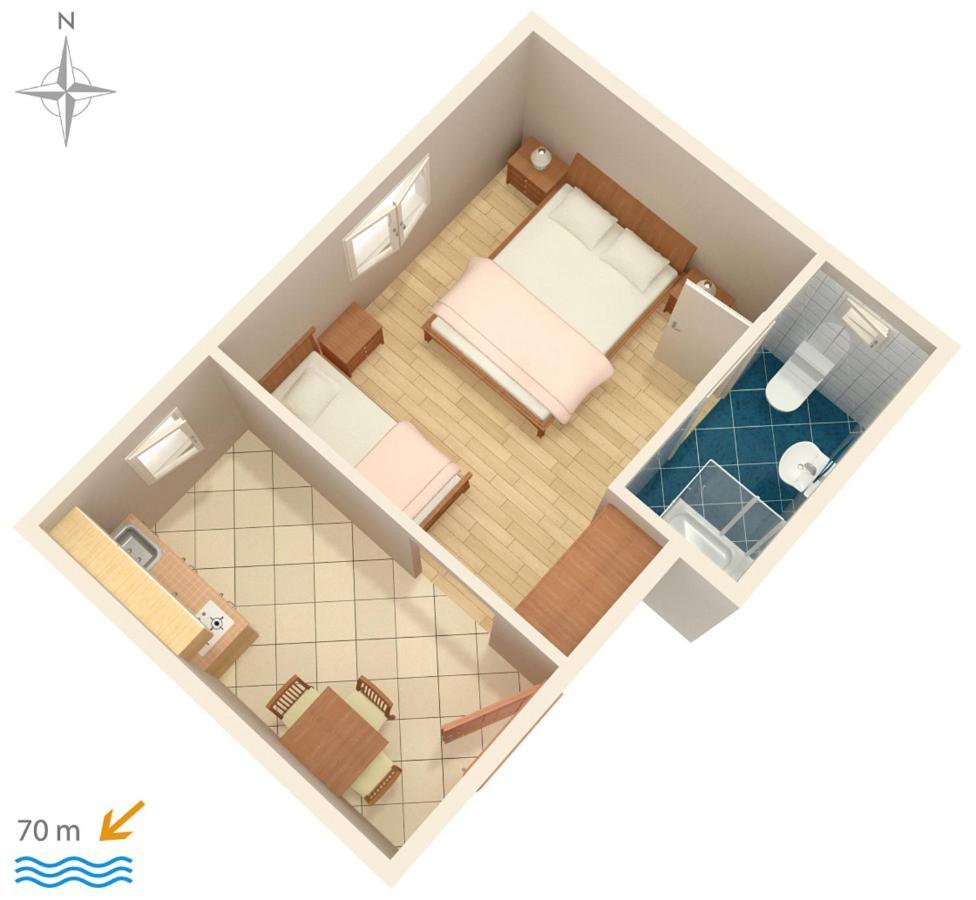 Apartments By The Sea Stara Novalja, Pag - 6469 Exterior foto