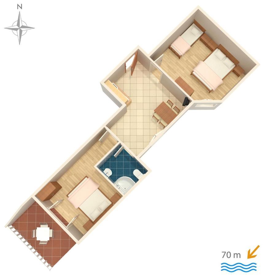 Apartments By The Sea Stara Novalja, Pag - 6469 Exterior foto
